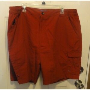 Reel Legends Shorts‎ Men's Size XXL Red Cargo Camp Hiking Outdoors Fishing